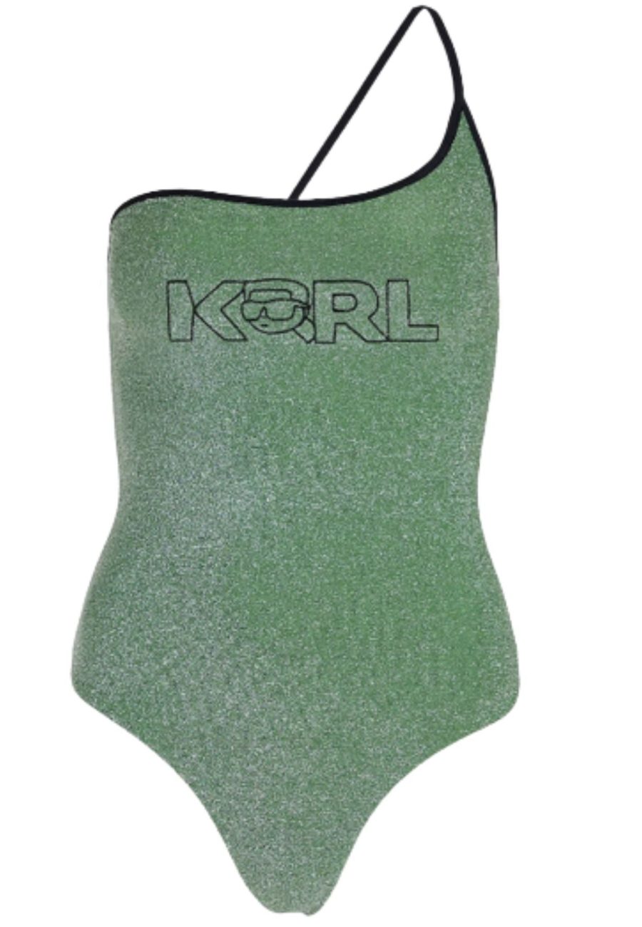 KARL LAGERFELD Swimsuit IKONIK 2.0 LUREX SWIMSUIT