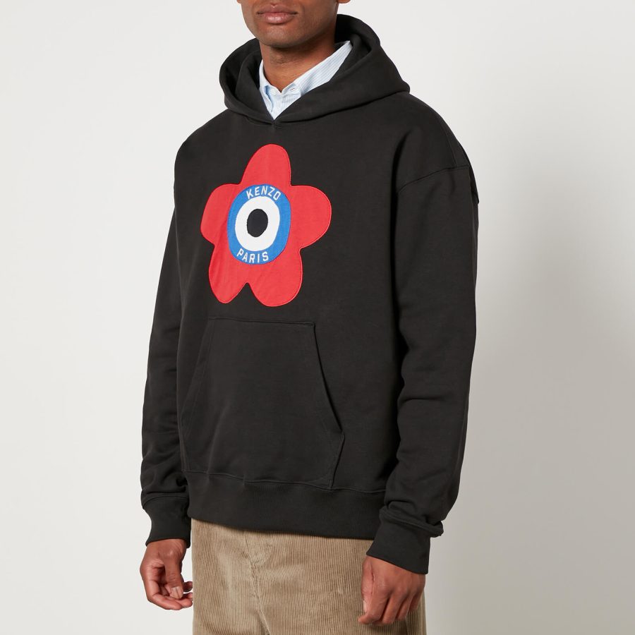 KENZO Target Oversized Cotton-Blend Hoodie - S