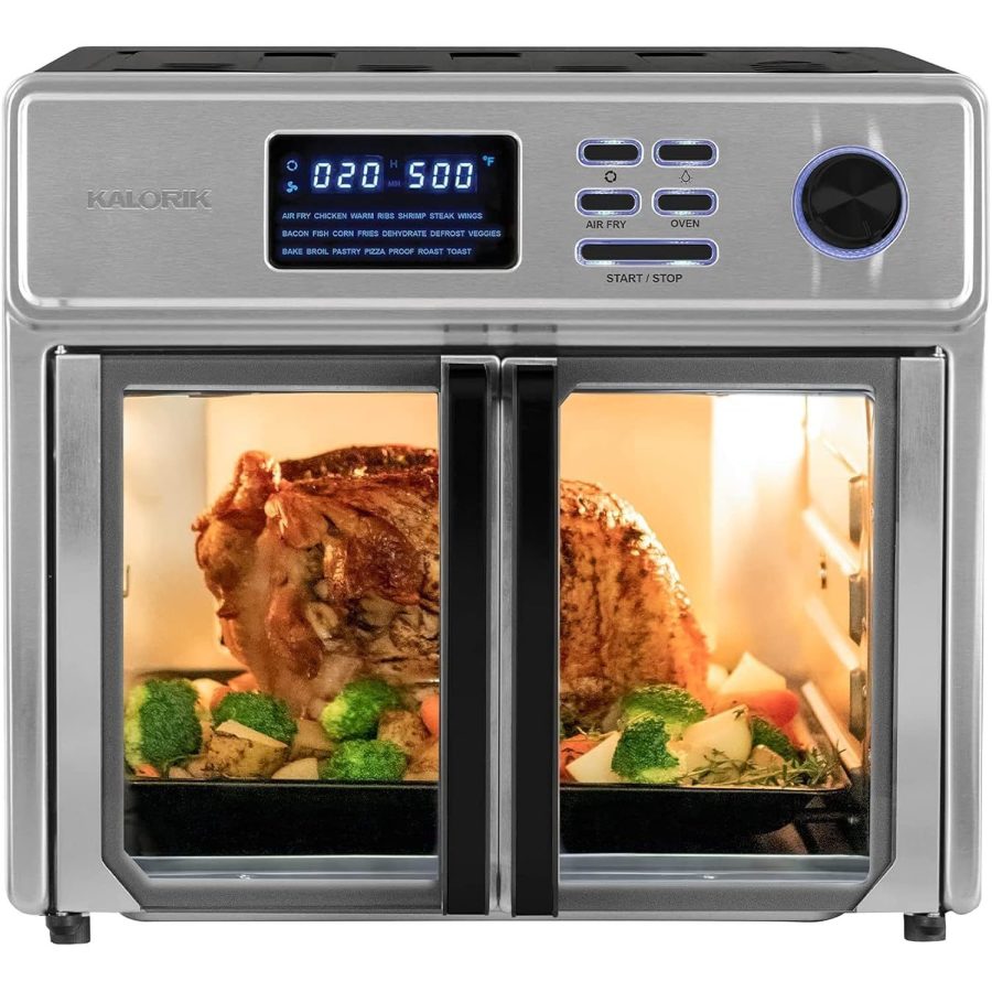 Kalorik MAXX Complete Digital 26-Quart 10-in-1 Countertop Air Fryer Oven, 15 Del