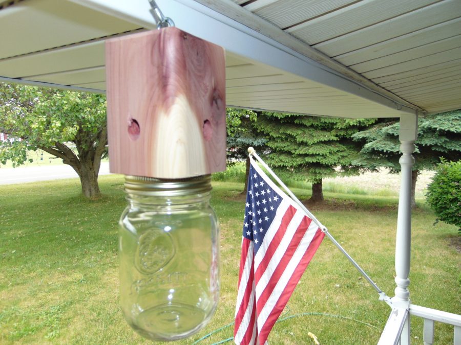 Kentucky Red Cedar carpenter bee trap 100% MADE IN AMERICA