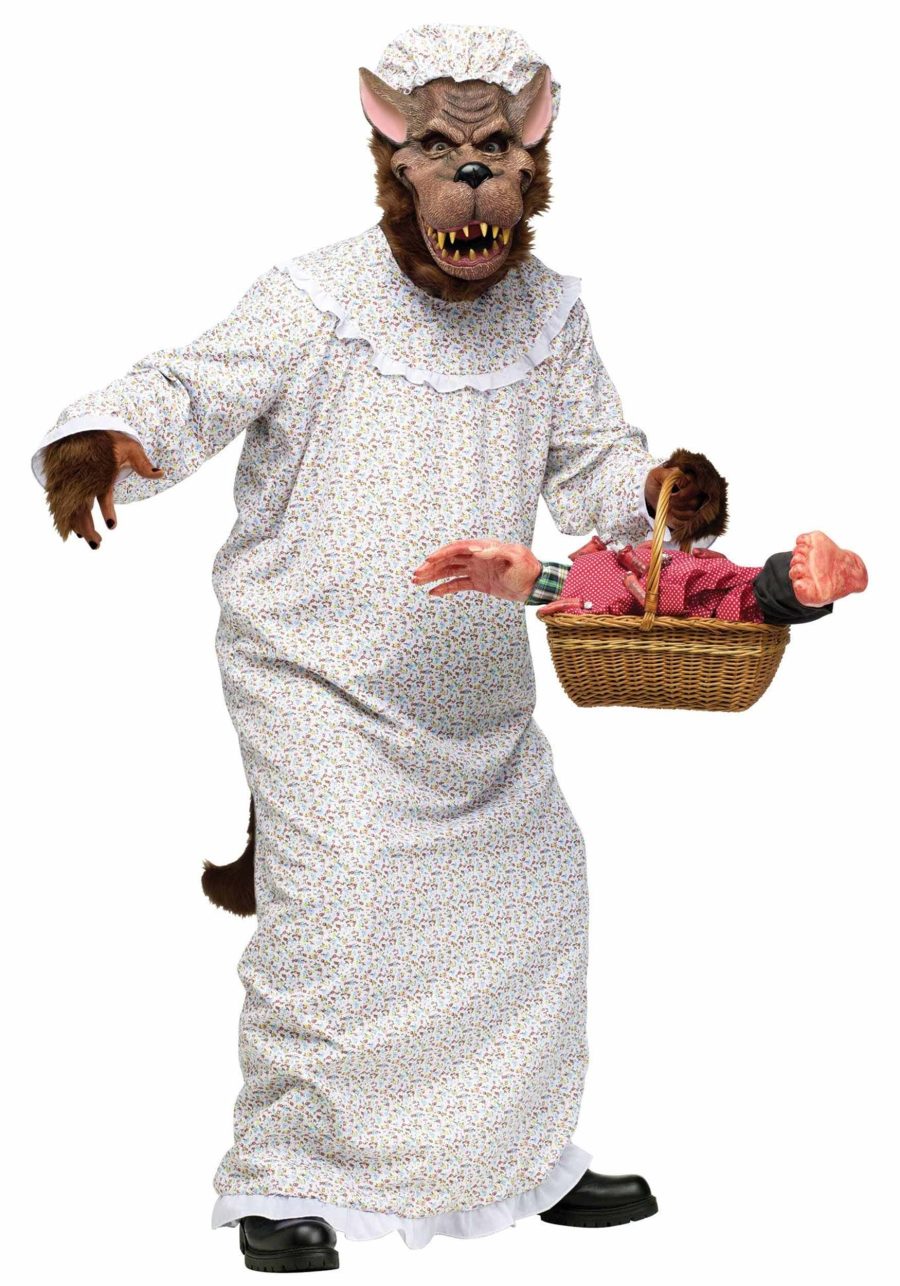 Kid's Big Bad Granny Wolf Costume