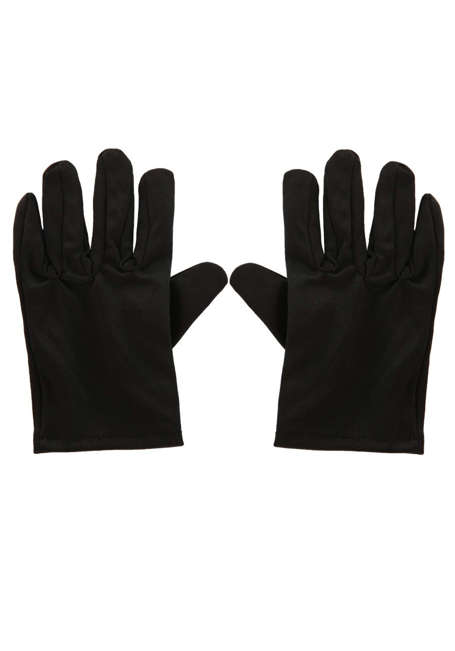 Kid's Black Gloves