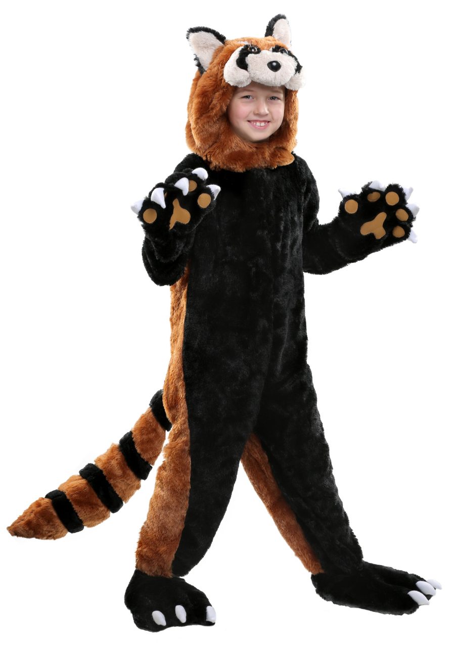 Kid's Cozy Red Panda Costume