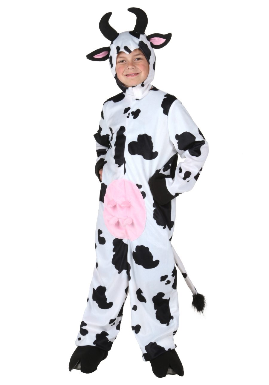 Kids Deluxe Cow Costume