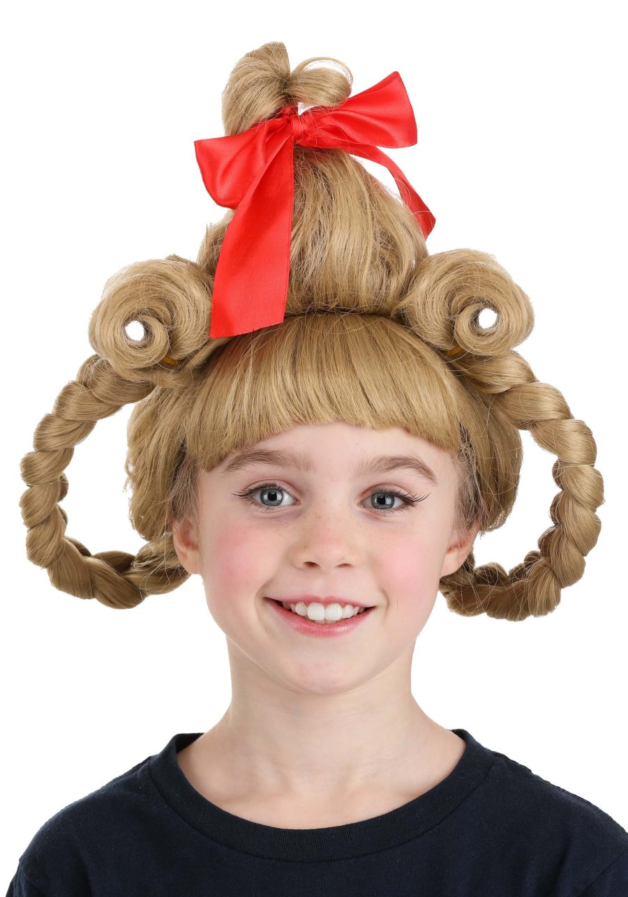 Kid's Deluxe Dr. Seuss Cindy Lou Who Costume Wig