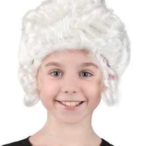 Kid's Deluxe Mrs. Claus Wig