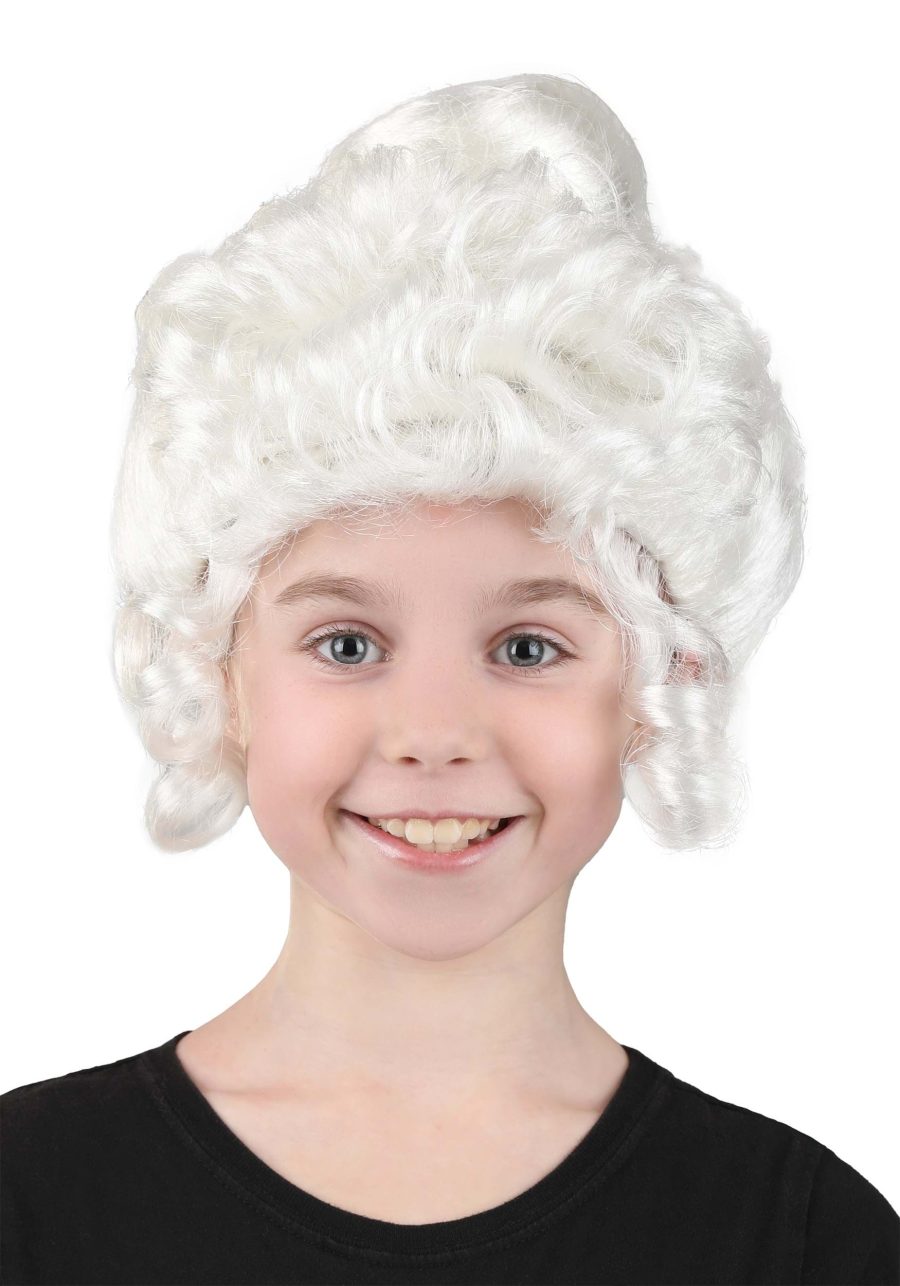 Kid's Deluxe Mrs. Claus Wig