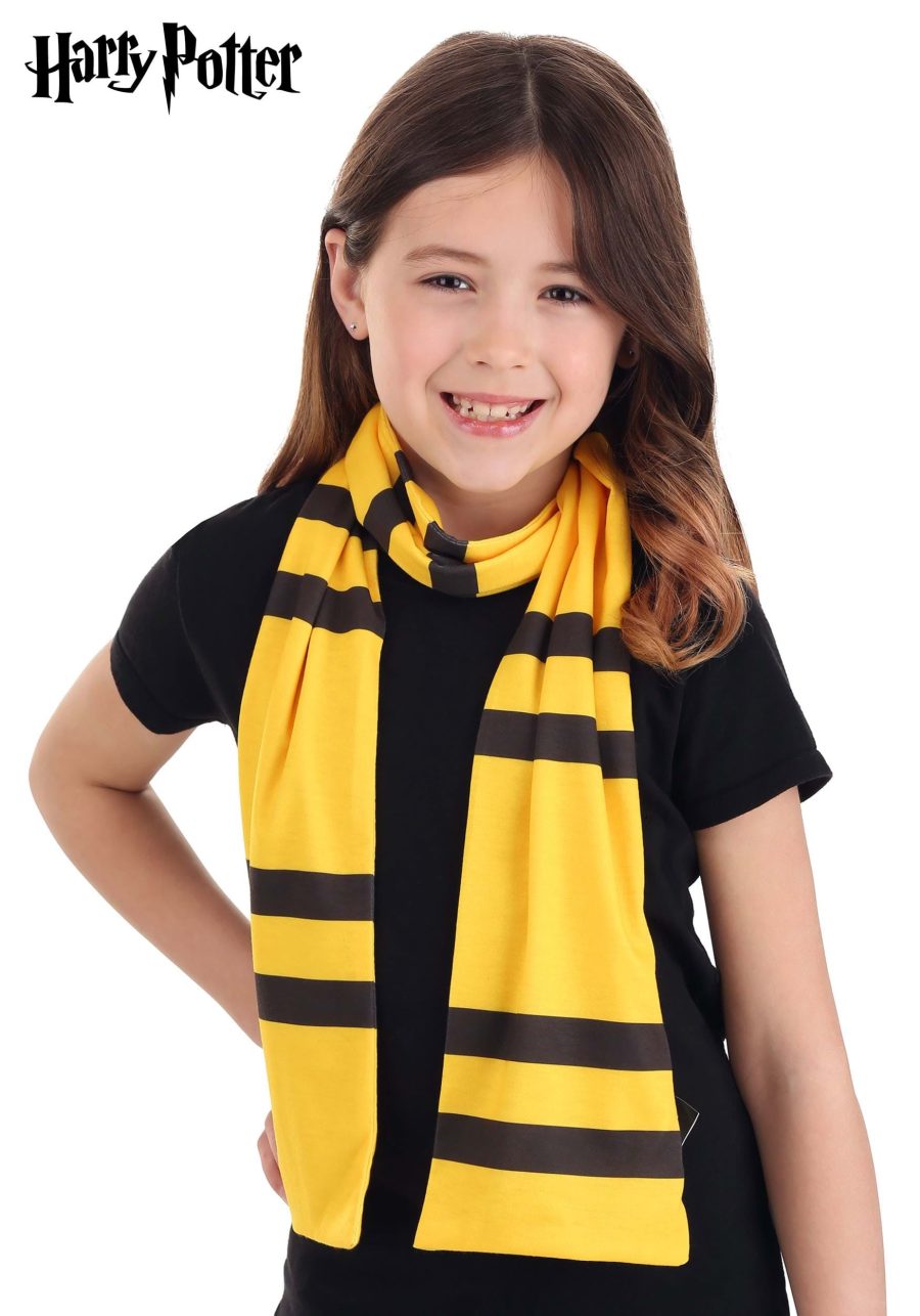 Kids Harry Potter Hufflepuff Printed Scarf