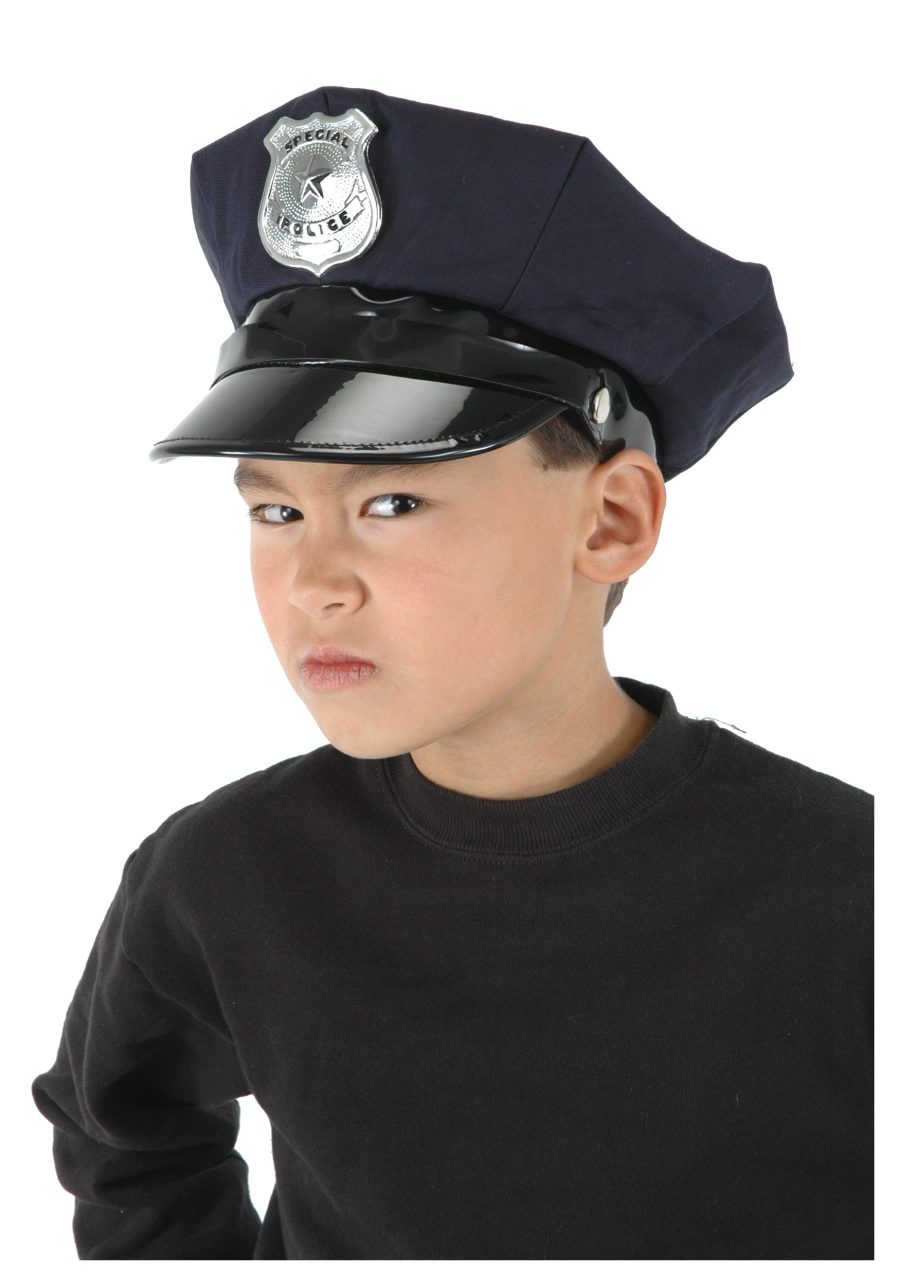 Kid's Police Costume Hat