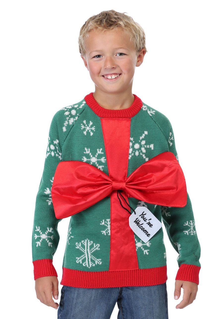 Kid's Present Ugly Christmas Sweater