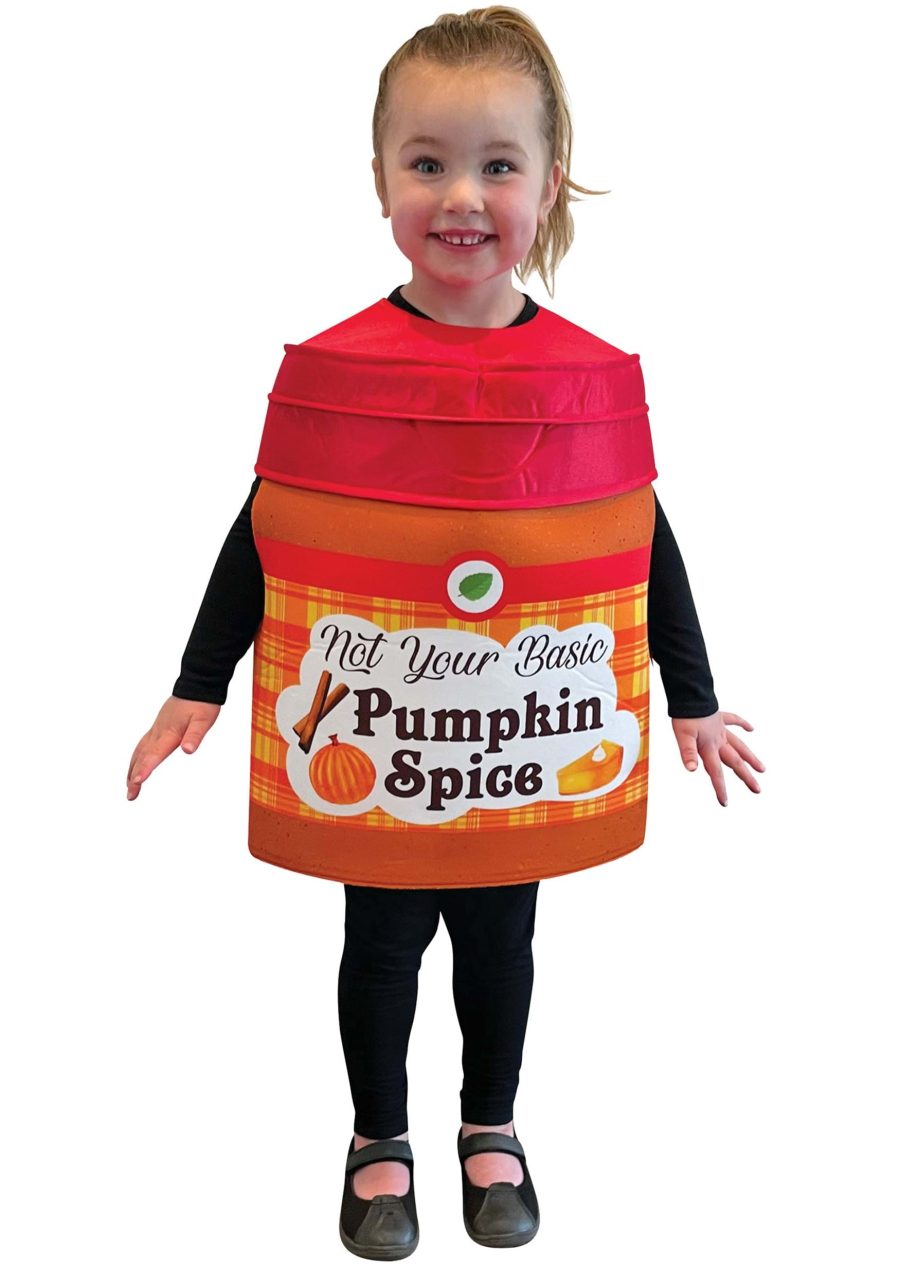 Kid's Pumpkin Spice Seasoning Costume