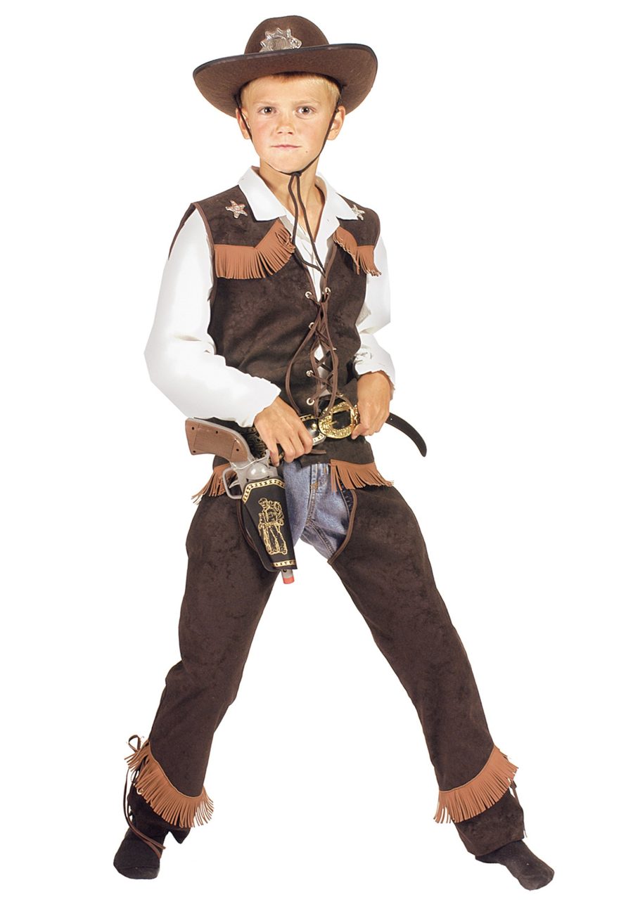 Kid's Rawhide Cowboy Costume