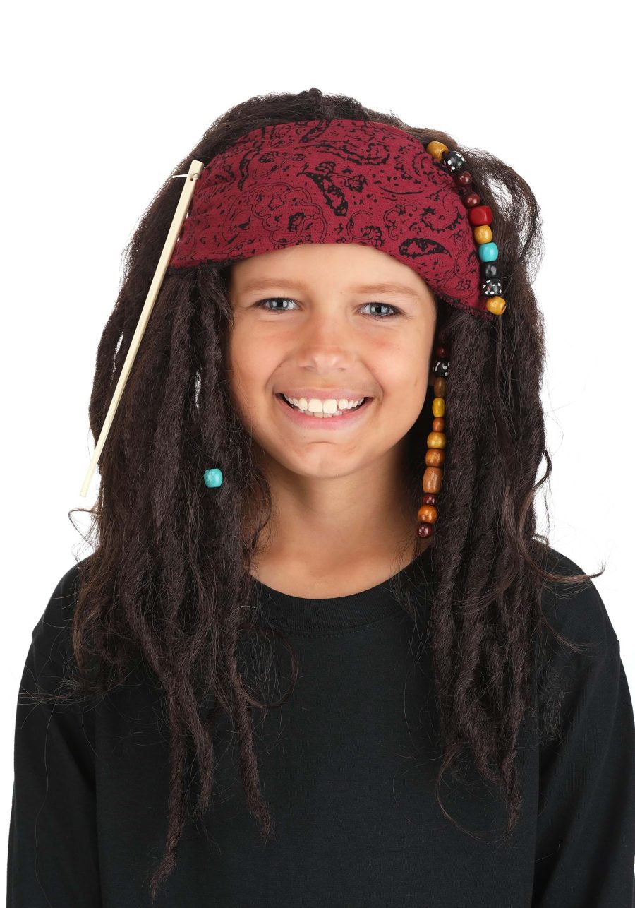 Kid's Realistic Pirate Wig