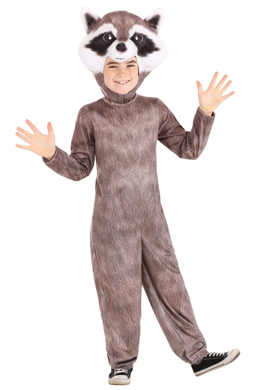 Kid's Realistic Raccoon Costume