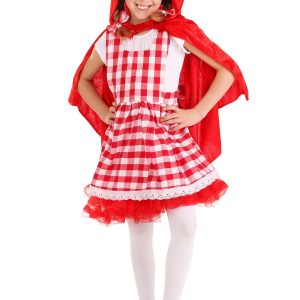 Kids Red Riding Hood Tutu Costume