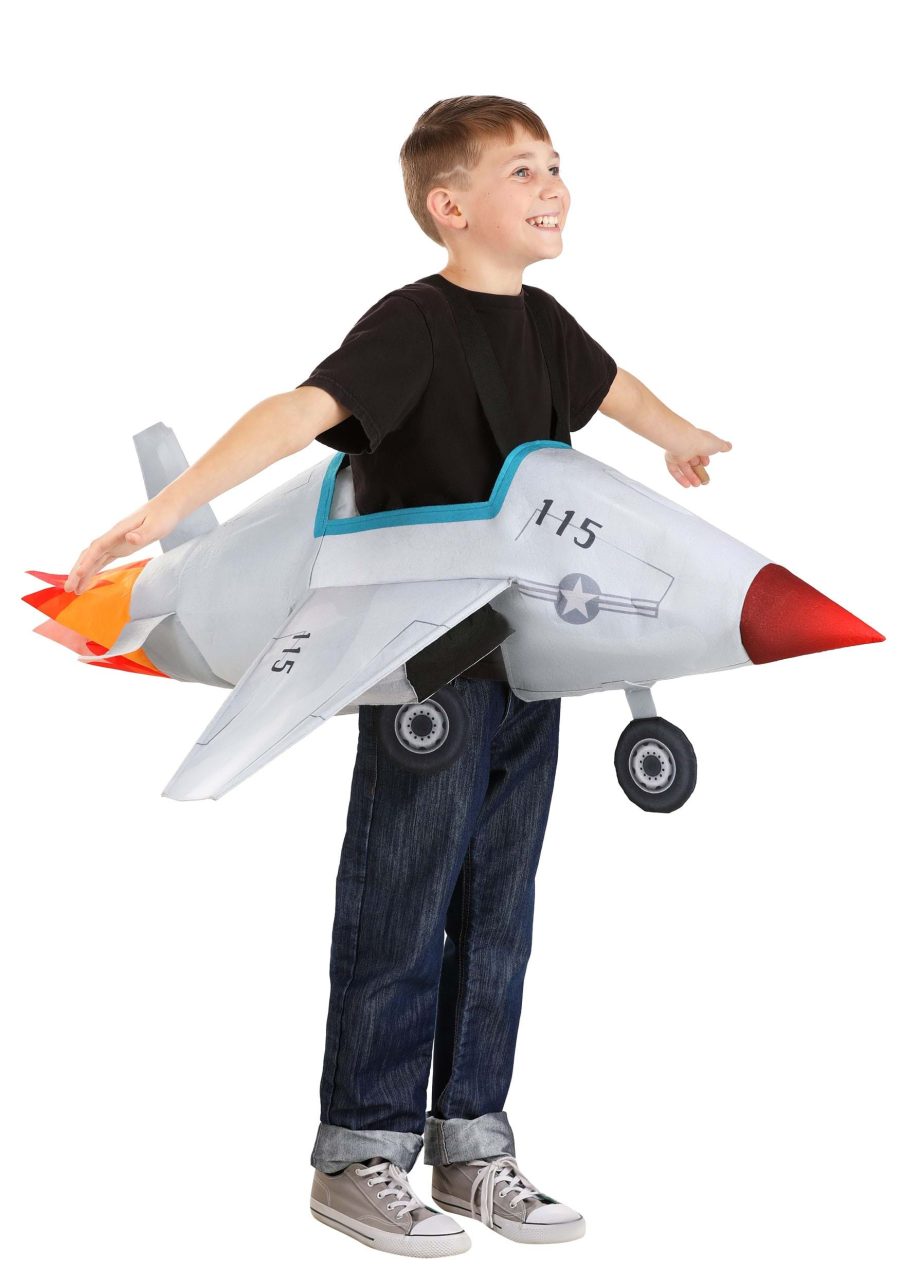 Kid's Ride-in Fighter Jet Costume