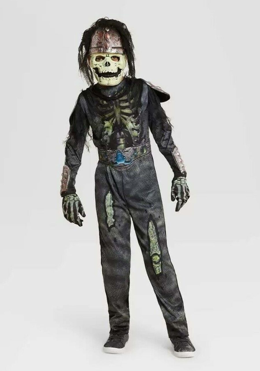 Kids Skeleton Warrior Costume