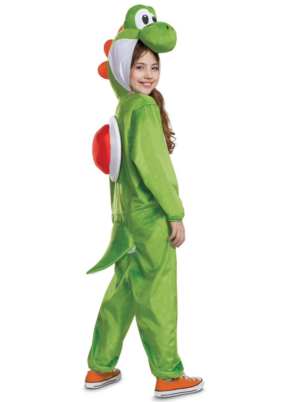 Kid's Super Mario Bros Yoshi Hooded Jumpsuit