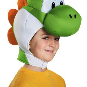 Kid's Super Mario Yoshi Costume Headpiece