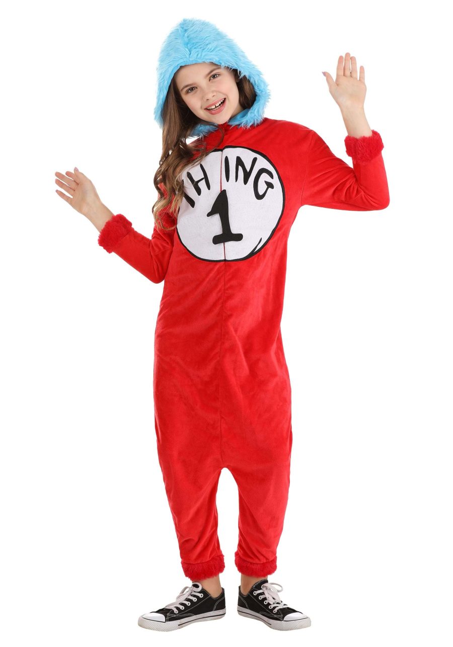 Kid's Thing 1 and 2 Jumpsuit Costume