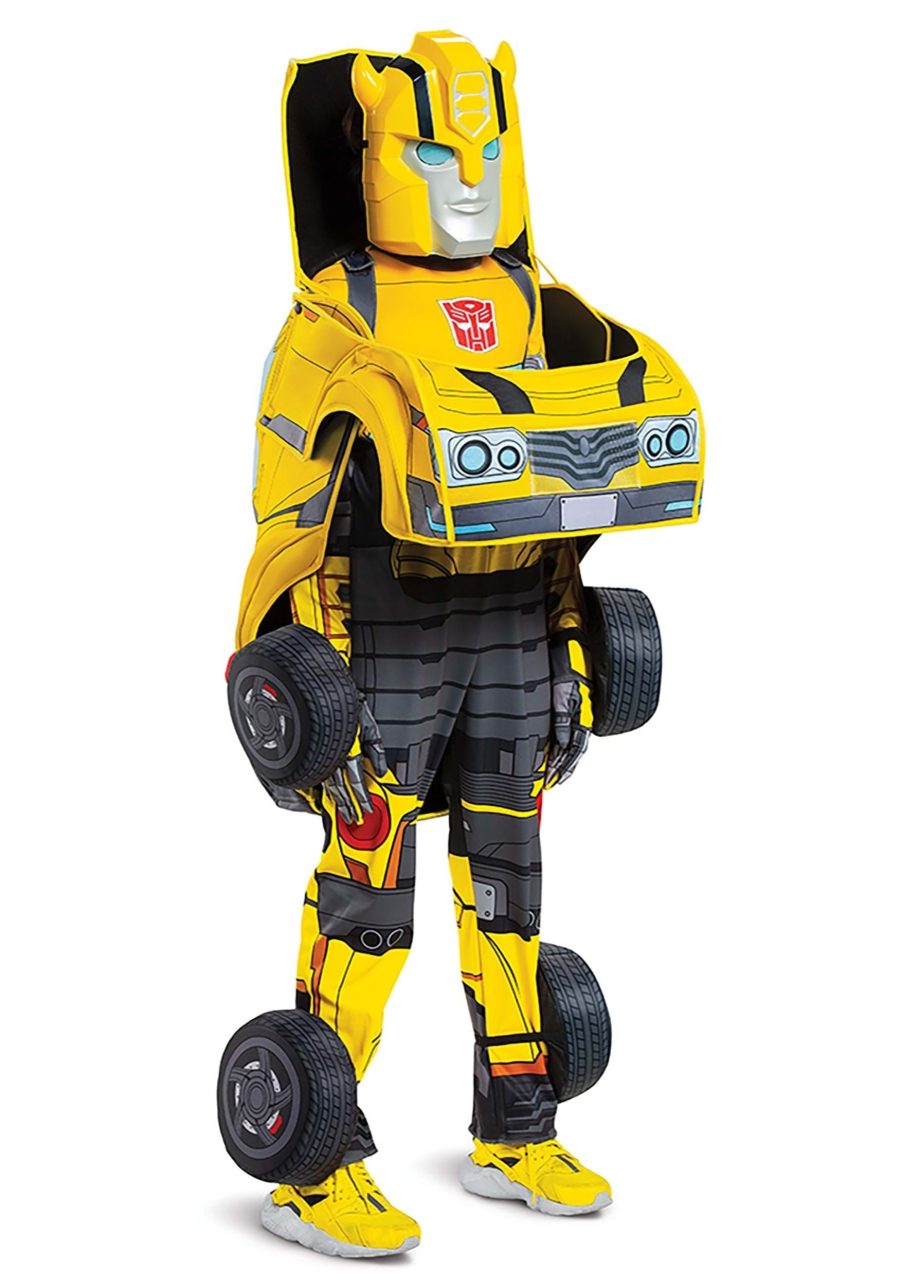 Kids Transformers Converting Bumblebee Costume