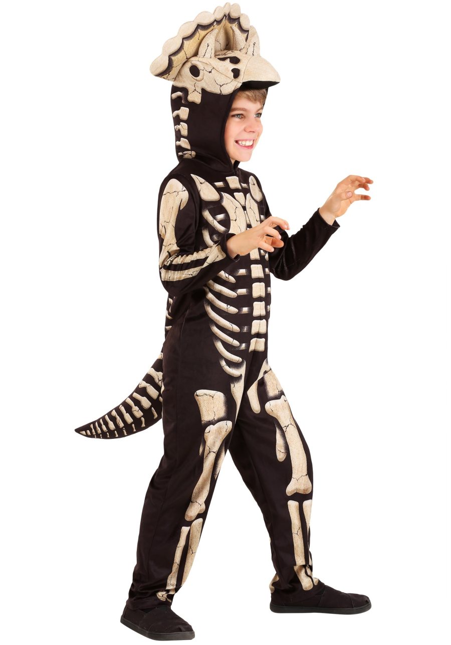 Kid's Triceratops Fossil Costume