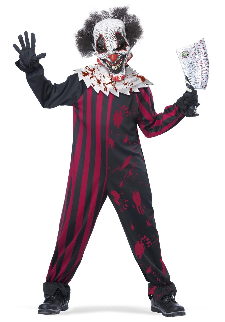 Killer Clown Costume for Boys