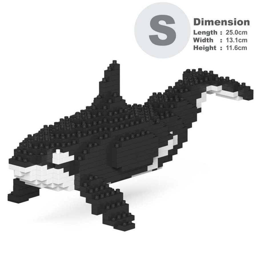 Killer Whale Sculptures (JEKCA Lego Brick) DIY Kit