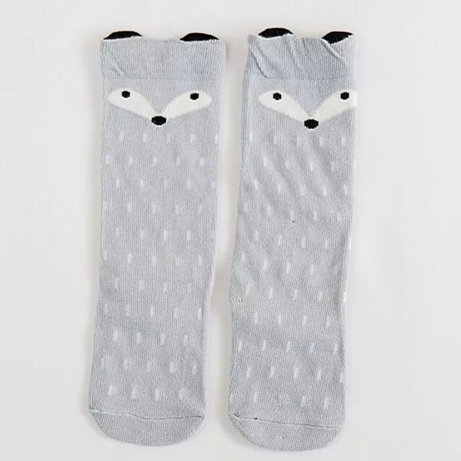 Knee-High Fox Socks For Babies