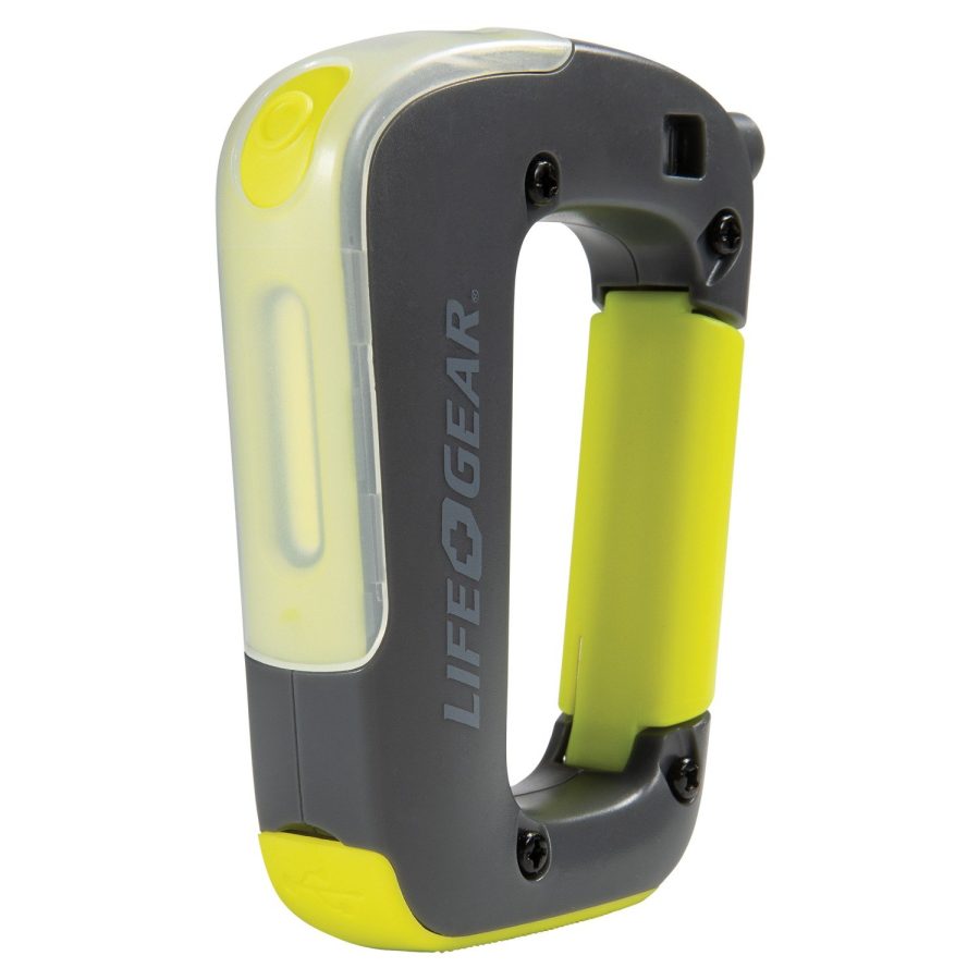 LIFE+GEAR 41-3932 250-Lumen USB-Rechargeable Clip-Light Flashlight