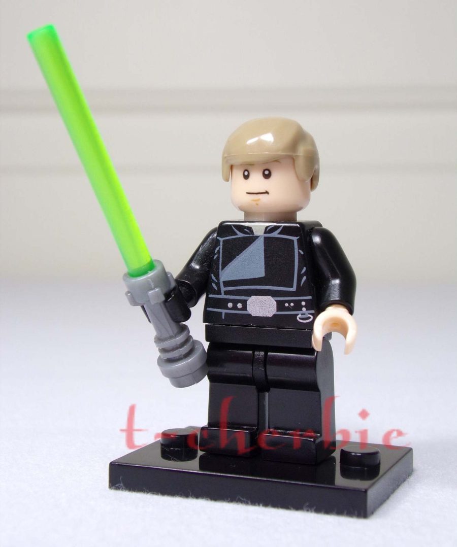 LUKE SKYWALKER JEDI Star Wars Minifigure +Stand Return of the Jedi US Seller