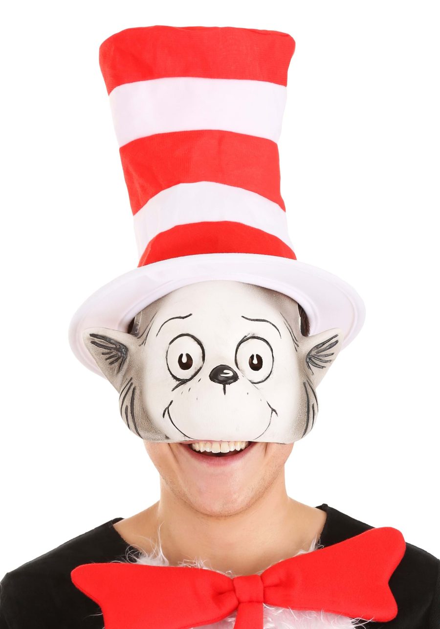 Latex Hat & Mask Costume Kit The Cat in the Hat