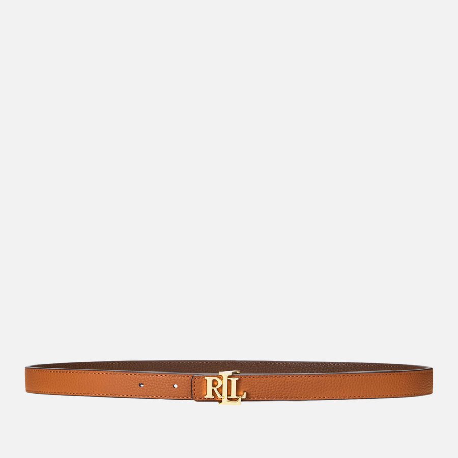 Lauren Ralph Lauren Reversible 20 Leather Skinny Belt - M