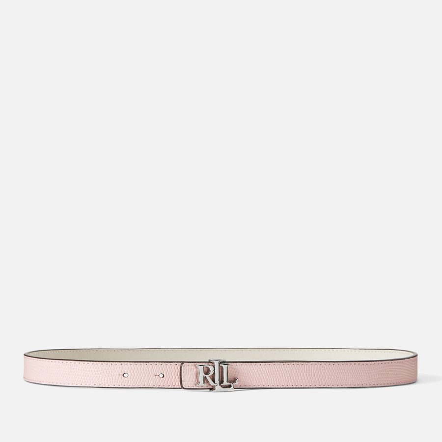 Lauren Ralph Lauren Reversible Leather 20 Skinny Belt - M