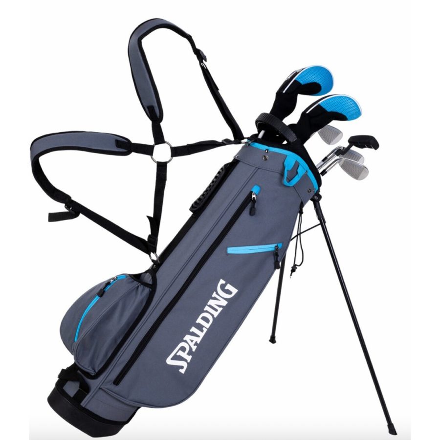 Left-handed golf set with women's tripod bag Spalding Executive Half Set Graphite