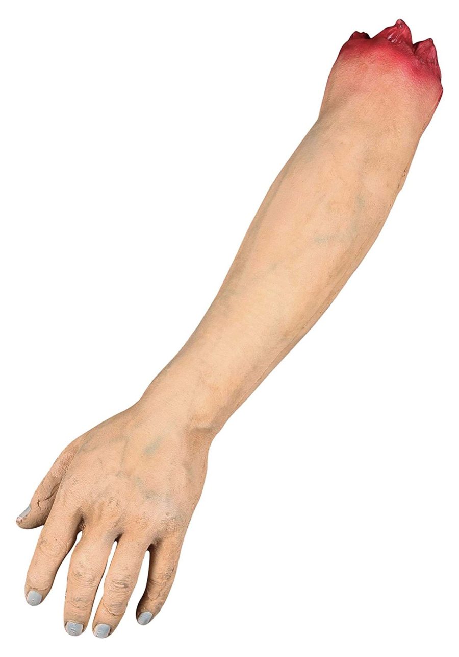 Life Size Human Severed Arm Halloween Prop