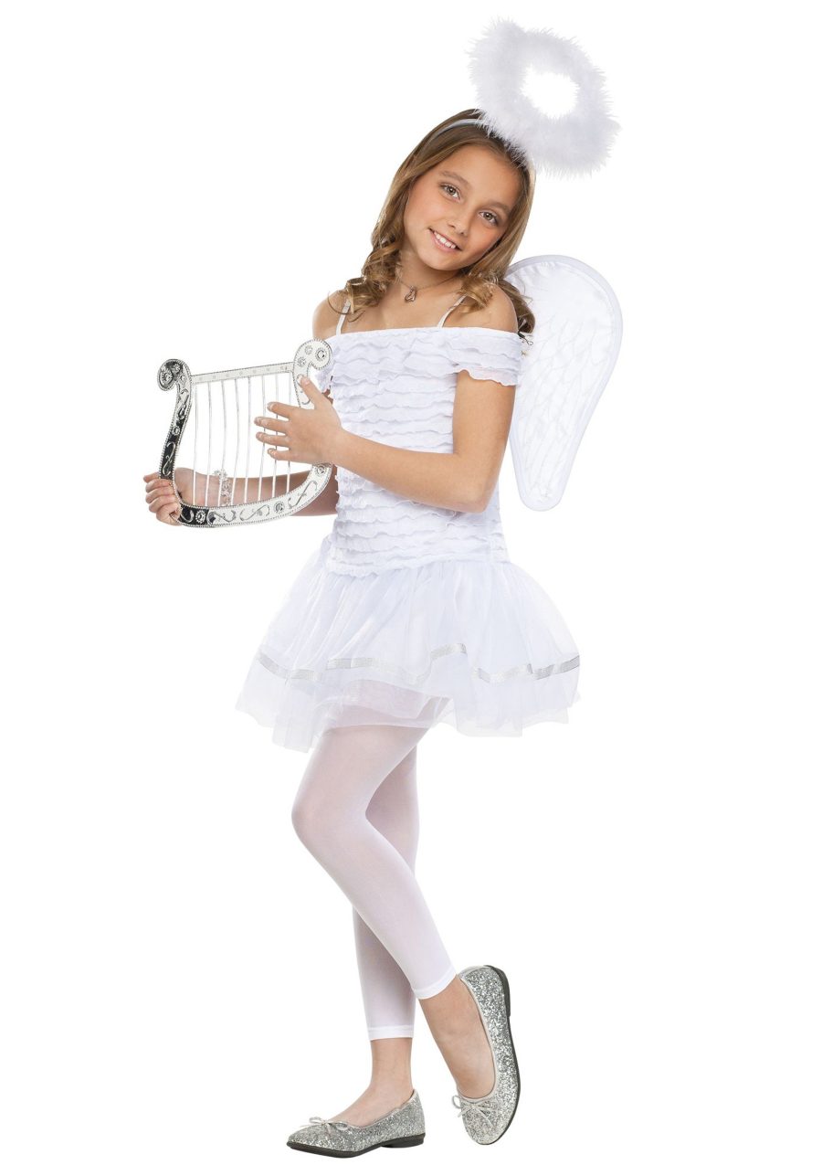 Little White Angel Girl's Costume