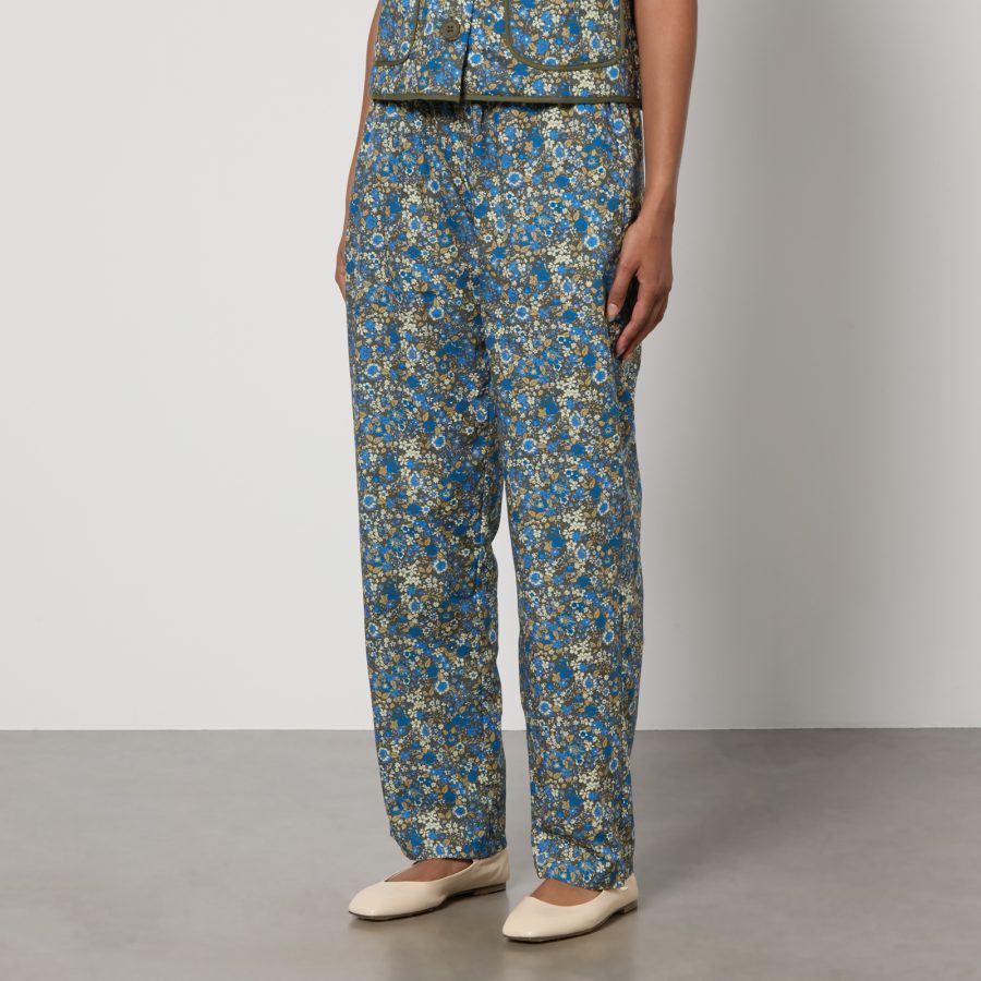 Lollys Laundry Bill Floral-Print Cotton Trousers - XS