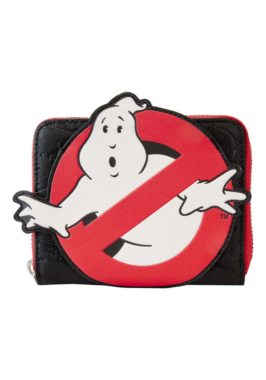 Loungefly Ghostbusters No Ghost Logo Zip Around Wallet