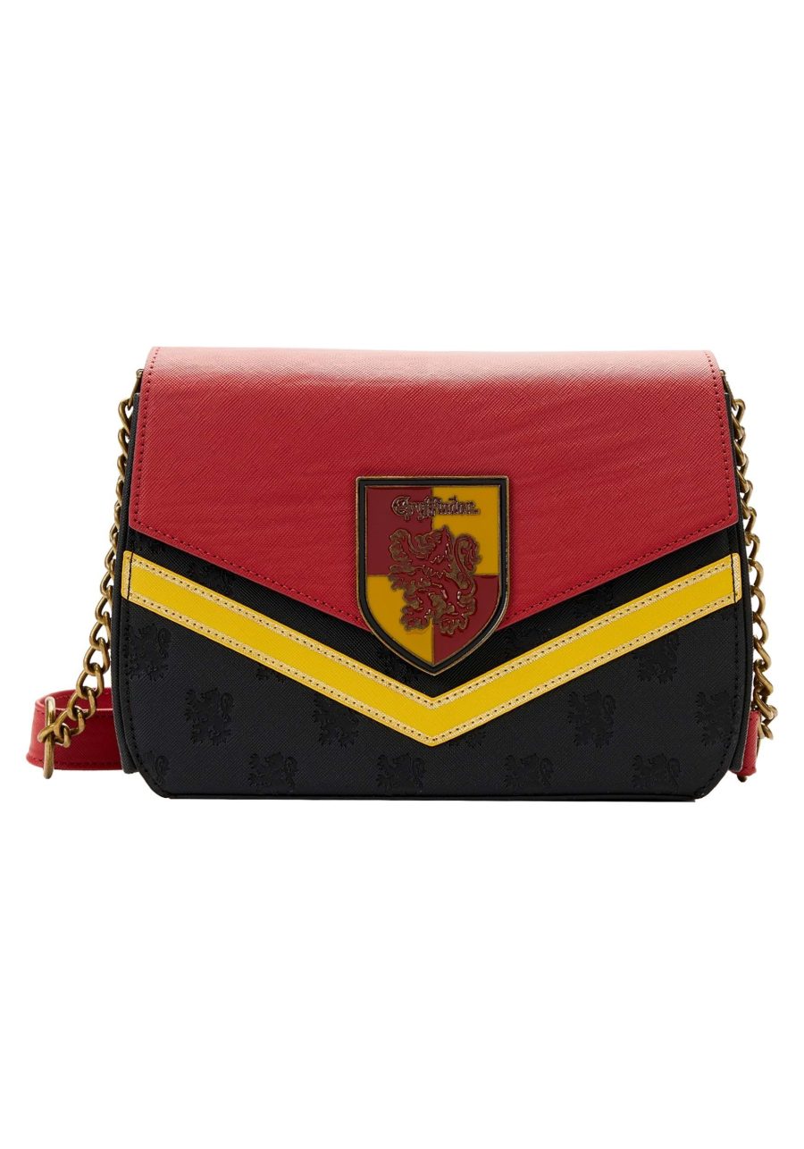 Loungefly Harry Potter Gryffindor Chain Strap Crossbody Bag