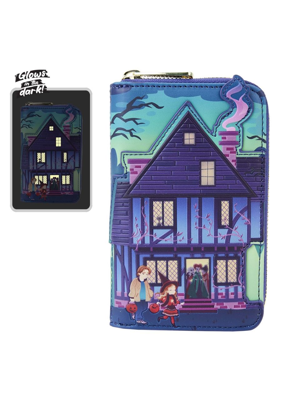 Loungefly Hocus Pocus Sanderson Sisters House Zip Wallet