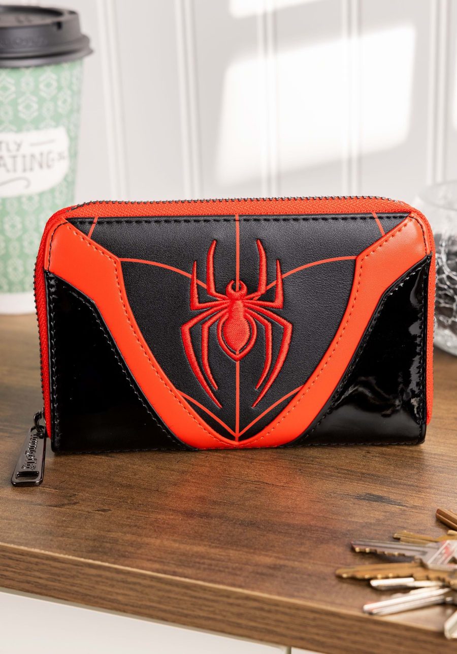 Loungefly Marvel Miles Morales Cosplay Ziparound Wallet