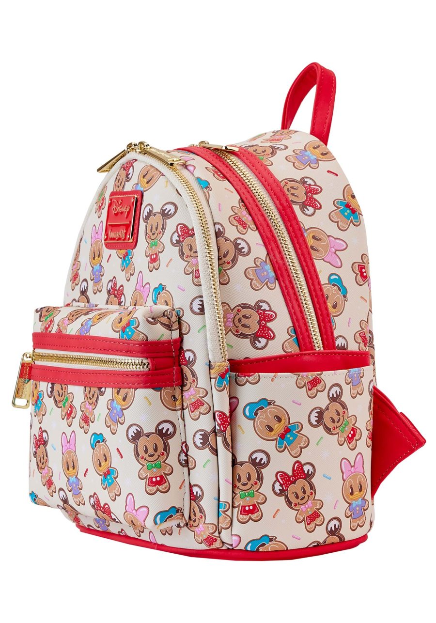 Loungefly Mickey & Friends Gingerbread Cookie Mini Backpack