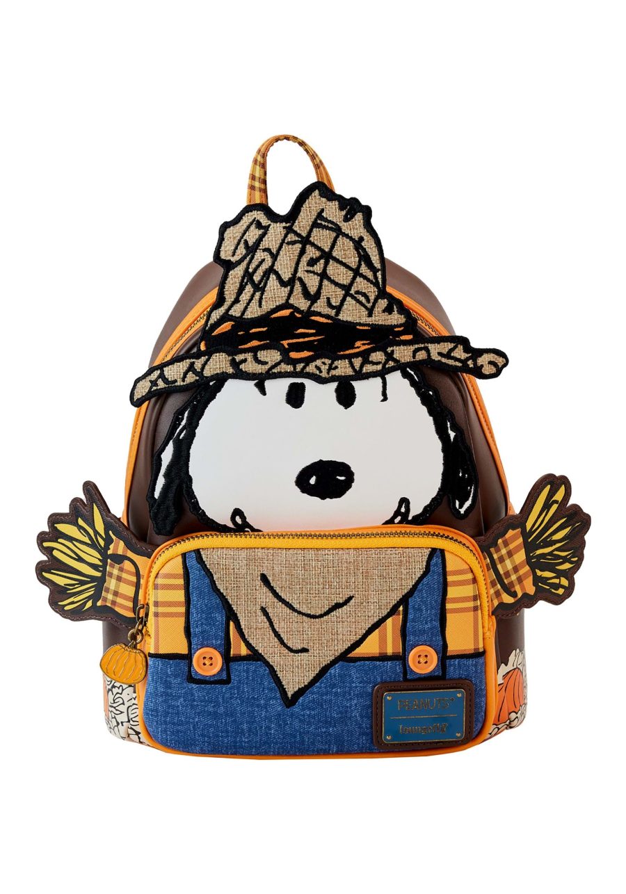 Loungefly Peanuts Snoopy Scarecrow Cosplay Mini Backpack