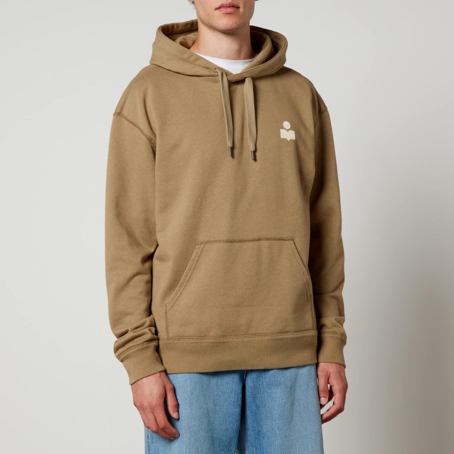 MARANT Matte Loopback Cotton-Blend Hoodie - M