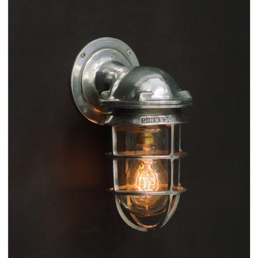 Marine Antique Style Replica Aluminum Oceanic Bulkhead Wall Sconce Light Fixture