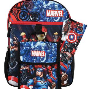 Marvel Universe 6 Piece Backpack Set