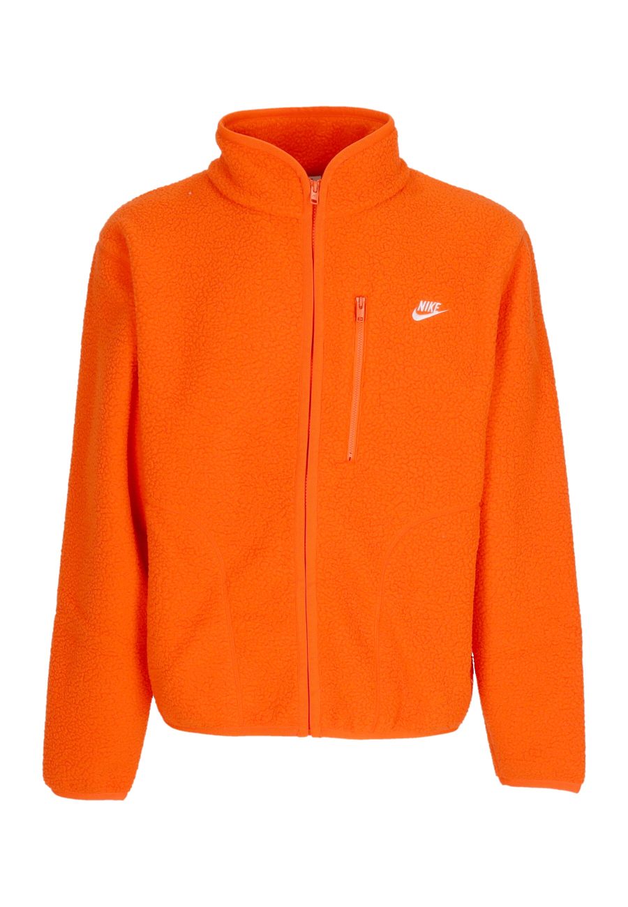 Men Club Winter Jacket Safety Orange/white