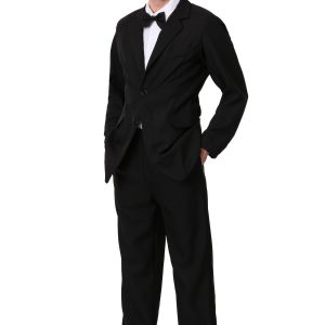Mens Black Suit Costume