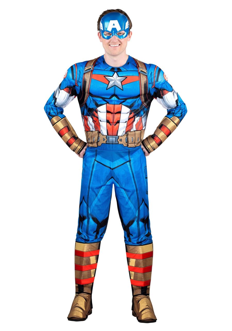 Men's Captain America Qualux Costume